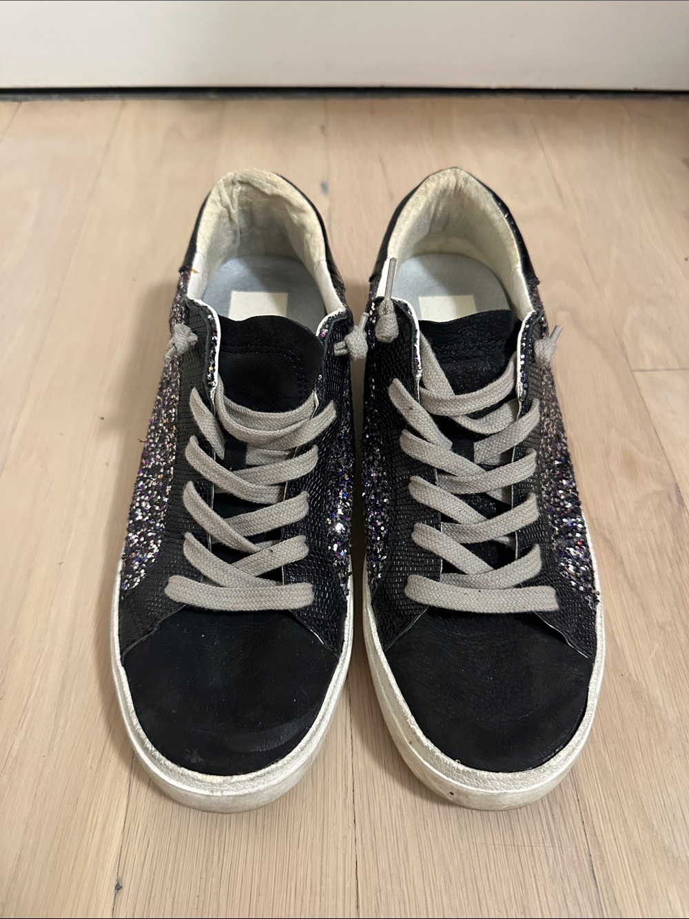 Dolce Vita Glitter Lace-Up Women's Sneakers